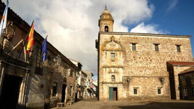 Ferienwohnung El Rincon De Rebe Melide Exterior foto